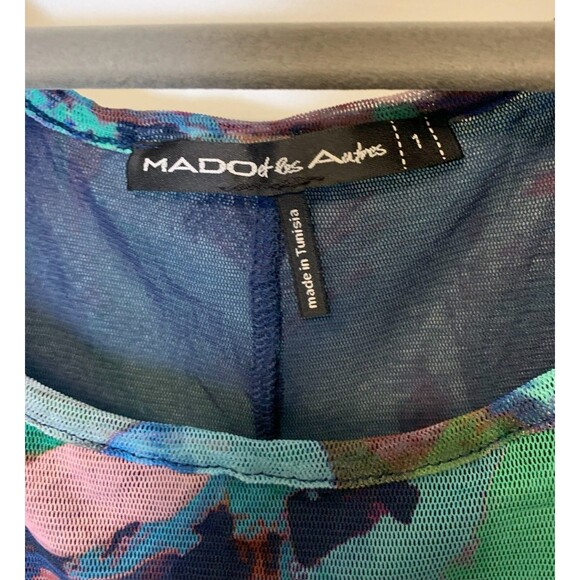 Mado et Les Autres dress (size small) ART YOU WEAR French design on mesh BOHO - Picture 3 of 14